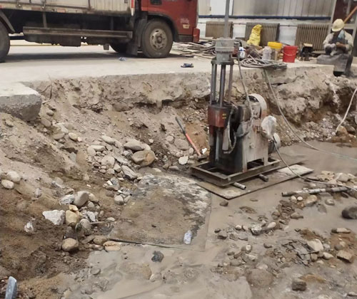 呼图壁公路下沉压浆